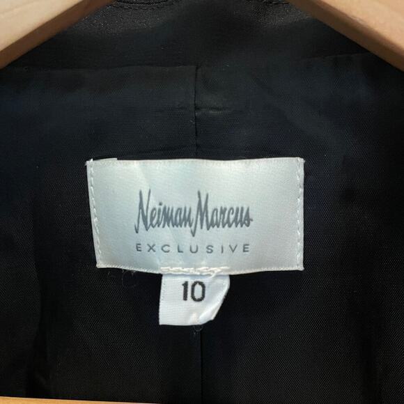 Neiman Marcus Designer Evening Jacket Blazer | Black Tailored, Womens 10, $795 - Picture 6 of 11